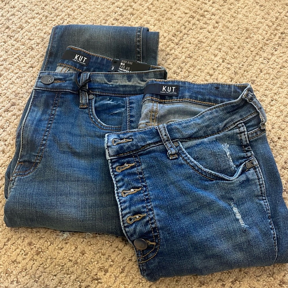 2 for 1 Kut Skinny Jeans New!